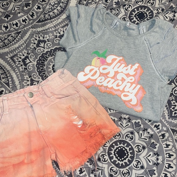 Girls size 6/7 boutique matching set - Picture 1 of 7